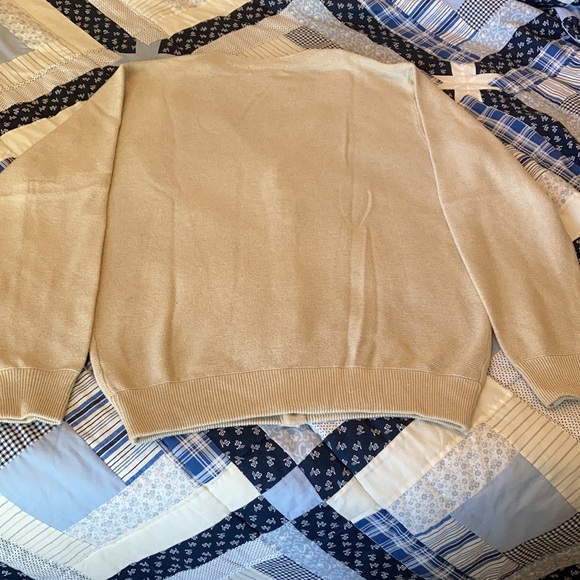 Men’s Beige cotton/polyester Sweater - size Medium - Picture 3 of 5
